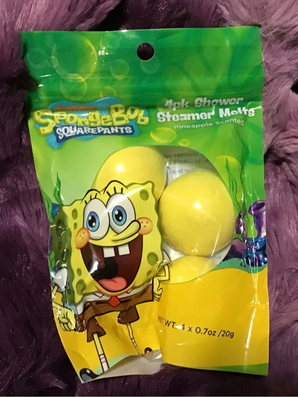 SpongeBob SquarePants Yellow & Pink Shower Steamer Melts - Pack of 4